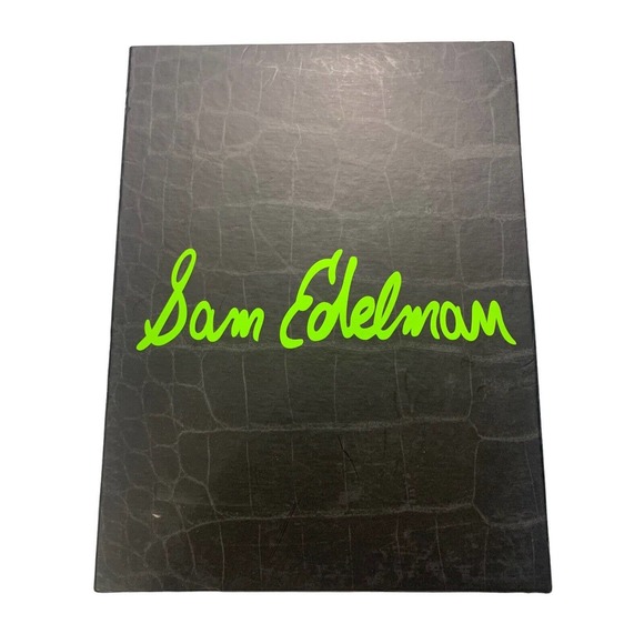 Sam Edelman Emerald Green Velvet Eagle Suede Embroidered Clutch Handbag NIB - Picture 2 of 8